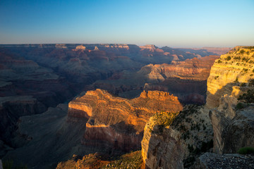 Sonnenuntergang über dem Grand Canyon, Utah