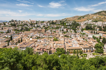Fototapeta na wymiar Granada cityscape, Andalusia, Spain