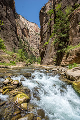 The Narrows im Zion Canyon National Park, Utah