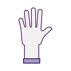 Obraz premium rubber gloves isolated icon