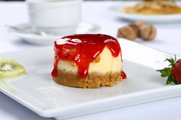 Strawberry Cheesecake and Coffee 