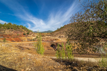 Rio Tinto kopalnia odkrywkowa w Hiszpanii © Jan