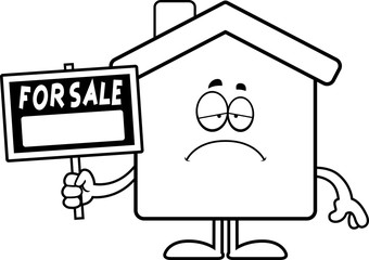 Sad Cartoon Home Sale