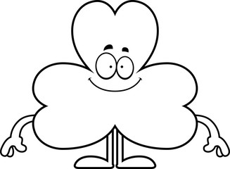 Happy Cartoon Shamrock