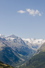 St. Moritz, Muottas Muragl, Val Roseg, Val Bernina, Bernina, Piz Bernina, Engadin, Oberengadin, Graubünden, Alpen, Sommer, Schweiz