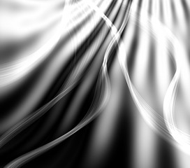 Flame silver abstract monochrome header