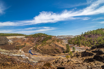 Rio Tinto kopalnia odkrywkowa w Hiszpanii