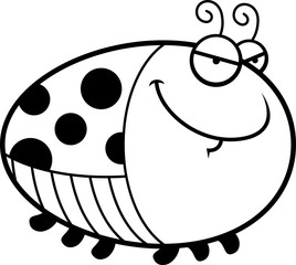 Sly Cartoon Ladybug