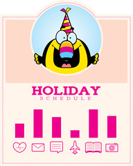 Cartoon Birthday Toucan Graphic