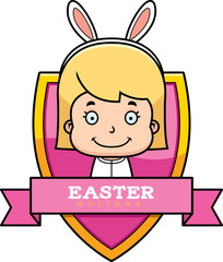 Cartoon Easter Bunny Girl Graphic