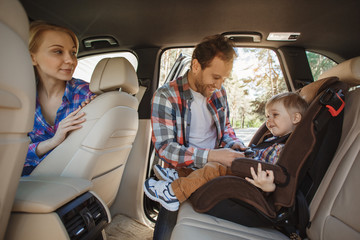 Travel by car family trip together vacation