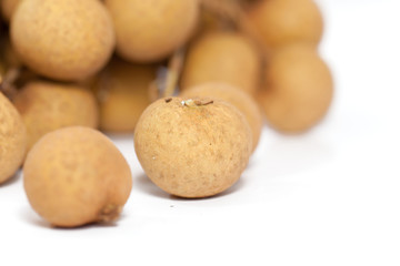 Fototapeta premium longan isolated on white background
