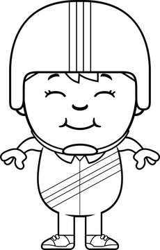 recommend clip art: Smiling Cartoon Daredevil