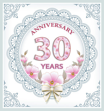 Anniversary 30 years