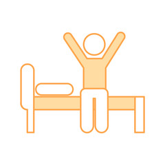 Avatar of a person waking up