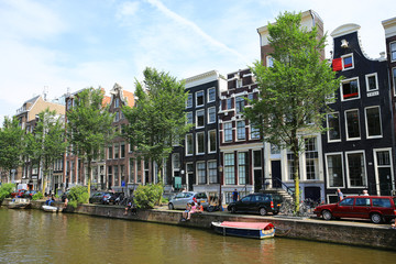 Historic Amsterdam in the Netherlands