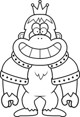 Cartoon Bigfoot King