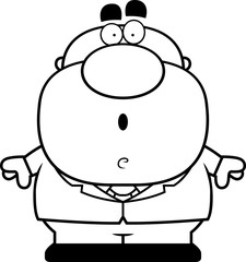 Surprised Cartoon Businessman