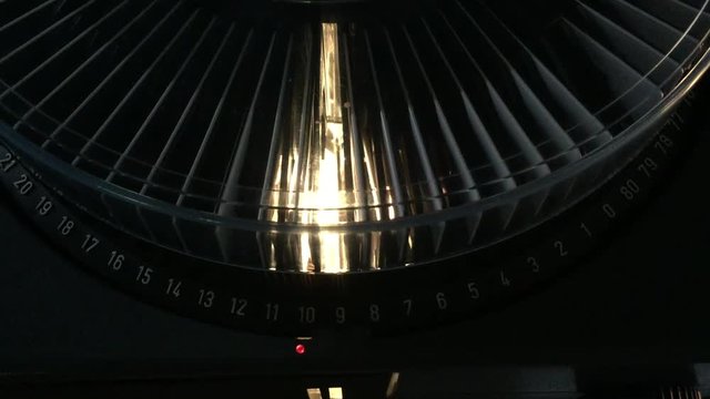 Detail of old projector
