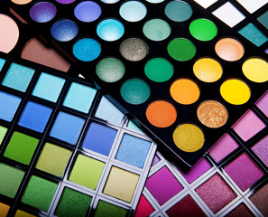 make-up collection close up