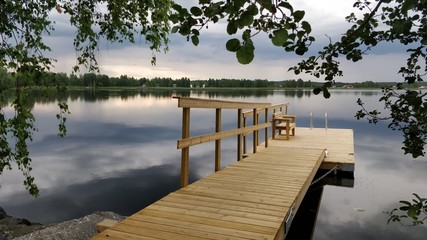 Naklejka premium Deck in Finland