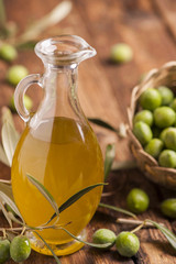 Olive oil and olives
