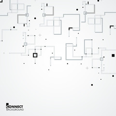 Geometric abstract pattern design for vector background