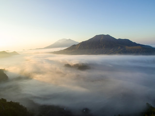 Fototapeta na wymiar Mount Batur, Bali, Indonesia