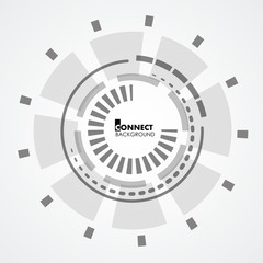 Naklejka premium Technology Circle Design
