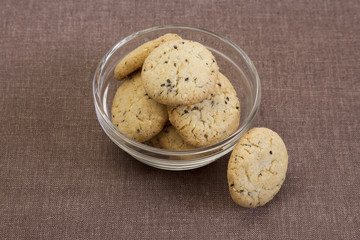 Sesame Seeds Biscuits or Til Cookies 