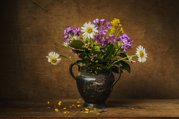 Wild flowers bouquet- still life