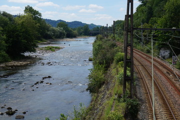 Sur les rails