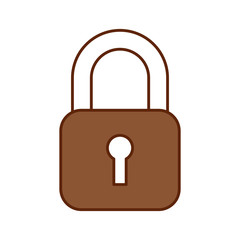 safe secure padlock icon