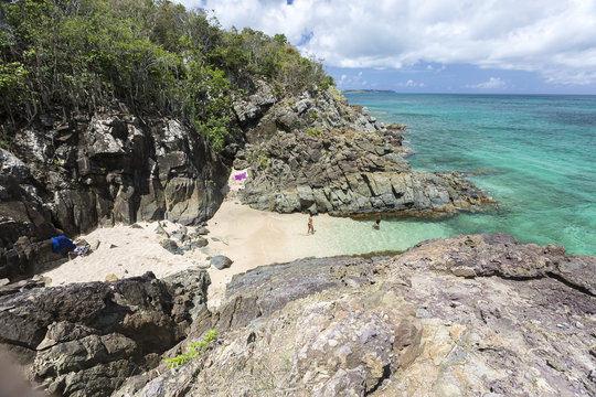 Beautiful Caribbean Beaches from Saint Martin, Sint Maarten Caribbean