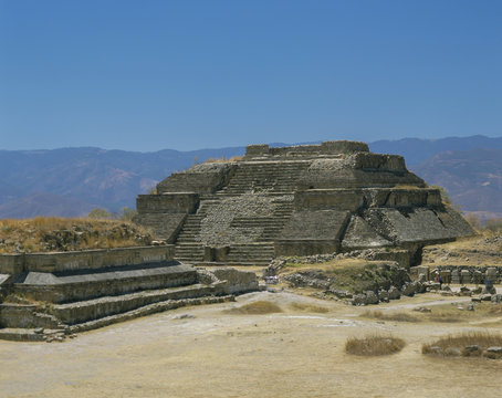 Mexico . Monte Alban Archaeological site .