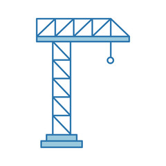 crane construction isolated icon