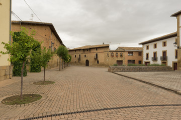 The town of Obanos in Navarre, Spain