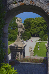 Palace Gardens Isola Bella, Lake Maggiore ,Italy