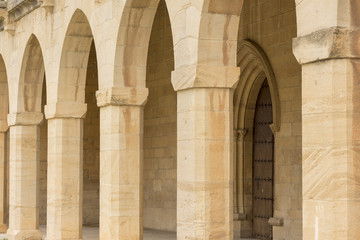 The town of Obanos in Navarre, Spain