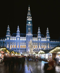 Christmas Market,Vienna,Austria.