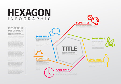 Hexagonal Infographic Layout