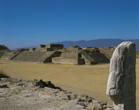 Mexico . Monte Alban Archaeological site .