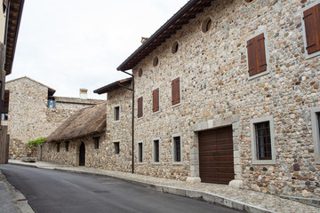 Fototapeta na wymiar Rural house, Fagagna