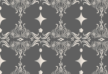 vector victorian  pattern background 