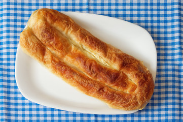 Burek with cheese - national dish, popular in the Balkans