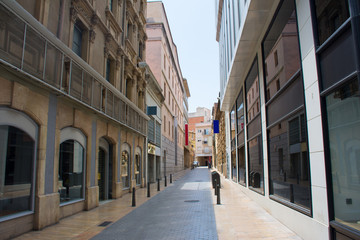 modern street in Reus