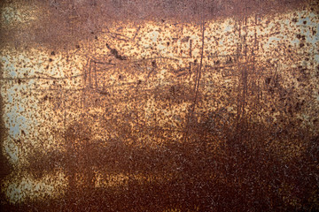 Texture of an old rusty wall
