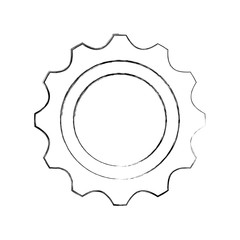 gears machine isolated icon