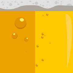 Minimalistic abstract beer festival poster template. Beer Fest background