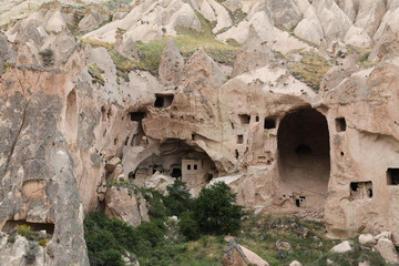 Carved Rooms in Zelve Valley, Cappadocia